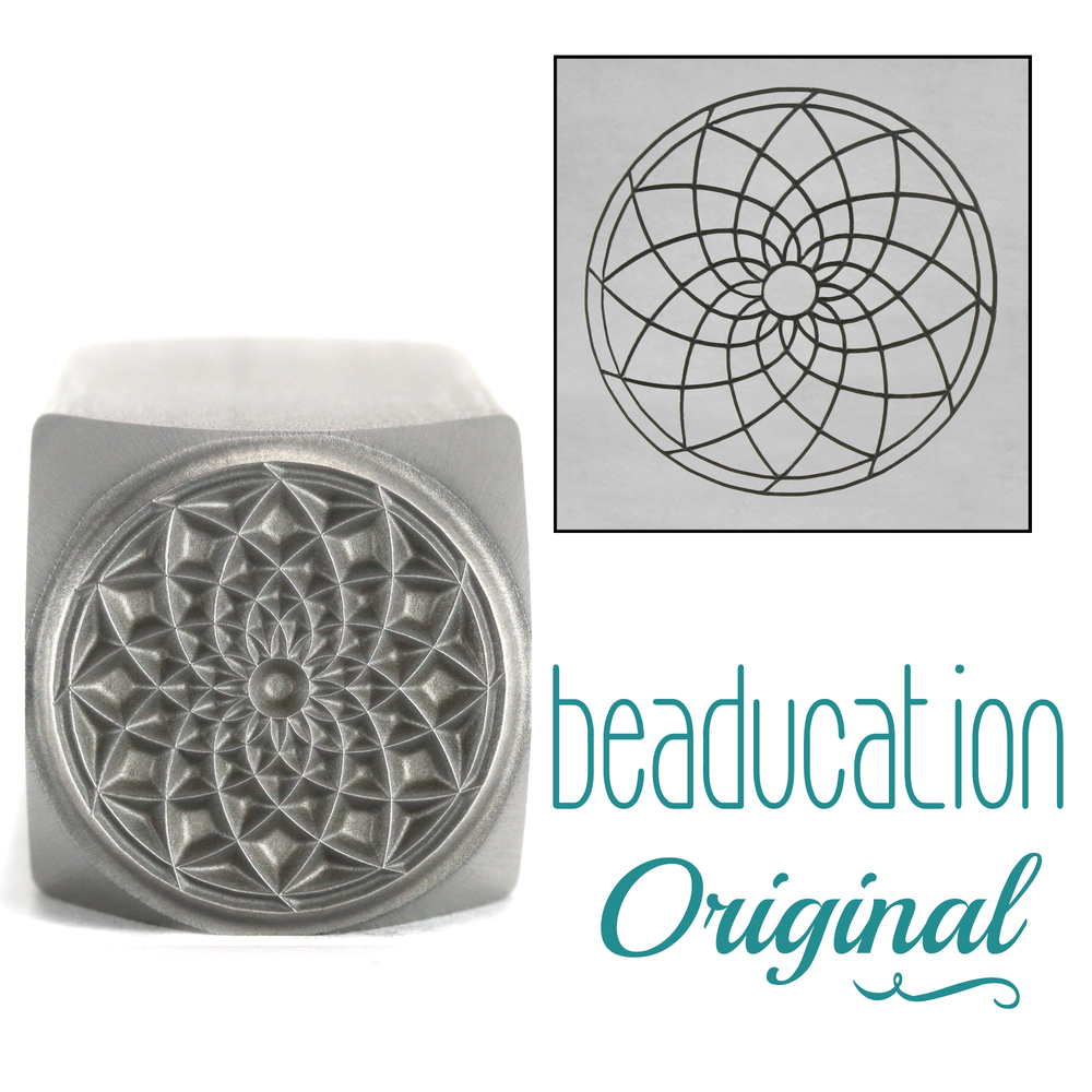 Metal Stamping Tools Dream Catcher Metal Design Stamp, 17mm - Beaducation Original